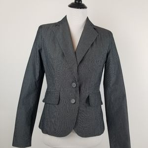 New York & Co striped blazer 4/S single breasted